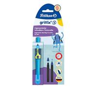 Pelikan Bolígrafo roller Griffix para zurdos Neon Fresh Blue tinta azul borrable 1 unidad