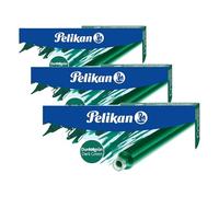 Pelikan GTP/5 - Cartucho tinta estilográfica, color verde oscuro (Paquete de 3)