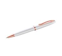 Pelikan Jazz Noble 821629 - Bolígrafo de metal para diestros y zurdos, color blanco