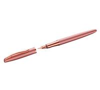 Pelikan Jazz Noble 821698 - Pluma estilográfica para diestros y zurdos, diseño de rosa