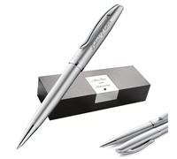 Pelikan Jazz® Noble Elegance K36 - Bolígrafo con grabado de regalo, bolígrafos únicos con nombre, regalo personalizado, color plateado