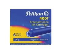 PELIKAN Lot de 3 Etuis de 6 cartouches d'encre Standard 4001 TP/6 Rouge