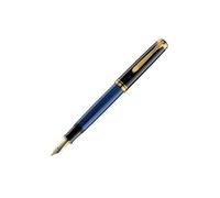 Pelikan lujo Souveran M800 - Pluma estilográfica, color negro y azul