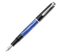 Pelikan M205 Pluma estilográfica Classic 205 Blue-marbled plumín M, en caja de regalo