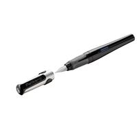 Pelikan Original - Pluma estilográfica para diestros (plumín mediano), color negro