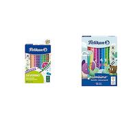 Pelikan, Pack con un Estuche de 12 Lápices De Colores Surtidos Silverino, y un Estuche de 12 Lápices de Colores Surtidos Combino Mix and Match
