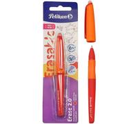 Pelikan roller erase 2.0 boligrafo - empuñadura ergonomica - duracion larga de la tinta - diseño fresco y divertido - color rojo