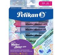 Pelikan rotulador de ventana 600, marcador borrable efecto tiza para v