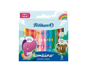 PELIKAN Rotuladores Fibra Jumbo Combino Estuche de 10