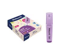 Pelikan Signal Lavender, Subrayadores Pastel Color Lavanda, a Base de Agua, Lavables, Respetuosos con la Piel, Paquete de 10 Unidades
