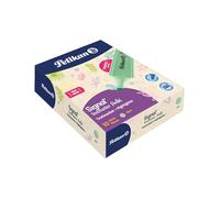 Pelikan Signal Mint, Subrayadores Pastel Color Menta, a Base de Agua, Lavables, Respetuosos con la Piel, Paquete de 10