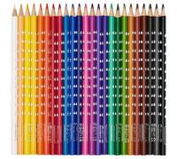 Pelikan – Lápices de colores Silverino, triangular con agarre ergonómico, lavables, estuche de 24 colores