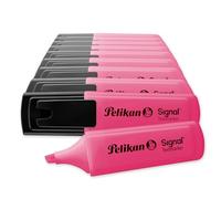 Pelikan - Subrayadores Fluorescentes - Signal - 10 Unidades - Color Rosa - Material Oficina y Papeleria