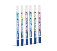 Pelikan Borrador de tinta Super Pirat 850 Doble punta F+B 6 piezas Kit escolar