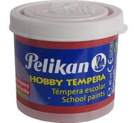 Pelikan tempera escolar frasco 40ml - facil de usar - ideal para actividades escolares - color bermellon
