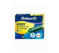 Pelikan Tintenpatrone - Paquete de 6 recambios para bolígrafos y plumas, verde
