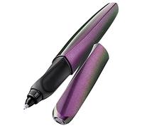 Pelikan Twist Frosted Violet, Bolígrafo Esferográfico Ergonómico, para Diestros y Zurdos, para la Escuela y la Oficina, Punta M Indeformable, 2 Cartuchos KM Blue Incluidos, Recargable