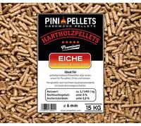 Pellets de madera de 6 mm para calefacción y barbacoa, 15 kg