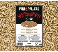 Pellets de madera de haya 100% para parrillas y ahumadores, 30 kg