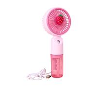 PENCHEAK Ventilador portátil de mano para maquillaje, oficinas, frutas, E | Herramienta de refrigeración para viajes, maquillaje, exterior, interior, pequeño ventilador personal, fácil de llevar