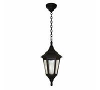 Pendelleuchte Negro IP44 Rústico Impermeable Lámpara Exterior Linterna Terraza
