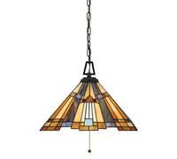 Elstead Lighting Inglenook lámpara colgante 3x60 W marrón QZ-INGLENOOK-P-A