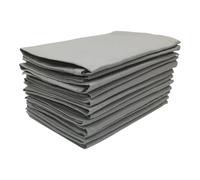 Penguin Home Juego de 12 servilletas de Tela Reutilizables de 45 x 45 cm, 100% algodón, Tejido de Sarga teñido, Suaves y duraderas, hoteles, restaurantes y Eventos, Color Mezcla