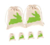 PENIKOKO 6piezas Bolsa De Conejito De Pascua Sacos De Pascua Religiosos Bolsas De Obsequio Para Fiesta Cordón De Para Dulces y Refrigerios
