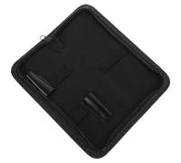 PENIKOKO Bolsa de Herramientas para Peluquería y Tijeras, 1 Unidad, Tamaño 21,5x8x2 Cm, Lona y PU, Color Negro, para Barberos Profesionales y Uso en Salones, Compartimentos para Peine
