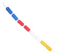 PENIKOKO Línea Flotante de Piscina con 1 Cuerda, Plástico, Diseño Modular | Carriles de Entrenamiento y Zonas Profundas, Marcado de Agua, Separador con Diseño Colorido Color Aleatorio