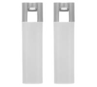 PENIKOKO Perilla de Cordón 2 Piezas Blanco Hierro para Persianas de Ventana | Agarre Mejorado, Plástico y Hierro, Acabado Esmerilado y Superficie Lisa para Hogar y Reparación de Persianas