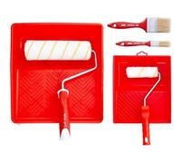 pennellificio 2000 KITPRO Kit Pro, Rojo, 2 Pennelli, 2 Rulli e 2 Vaschette