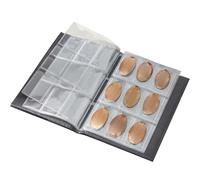 Penny Books - Penny Collection Álbum | Almacenamiento Del Organizador De Dinero | Titular De Monedas Portátiles Para Coleccionistas, 108 Titulares De Monedas Para Exhibición Recogiendo Recogiendo Trim