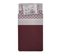 PENSIERI DELICATI Juego de sábanas de 1 Plaza y Media, Franela 100% algodón cálido y Suave, Juego de sábanas de 120 x 200 cm, Incluye sábana Bajera, encimera y 1 Funda de Almohada, Made in Italy