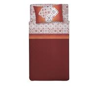 PENSIERI DELICATI Juego de sábanas para Cama Individual 100% algodón, Juego de sábanas de 90 x 200 cm con sábana Bajera, sábana encimera y 1 Funda de Almohada Tipo Saco - Made in Italy - Fantasía