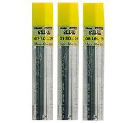 Pentel 0.9mm Tamaño 2B Oscuras Dureza Lápiz Recambio Repuesto Cables Alta Polímero Super para Automático & Mecánico Lápices (Paquete de 3 Tubos - 45 Piezas)