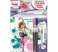 Pentel 0100811 2pieza(s) brocha multiusos - Brochas multiusos (Multicolor, 2 pieza(s))