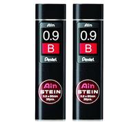 PENTEL AIN STEIN C279 - Juego de 2 cajas de 36 minas de 0,9 mm de dureza B