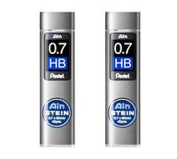 Pentel Ain Stein - Minas de recambio mecánicas - 0,7 mm - HB/H - Paquete de 2 tubos