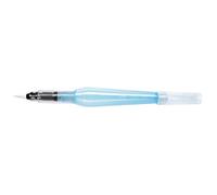 Pentel Pincel Aquash con depósito de agua – punta mediana, recargable, cerdas de nailon, negro