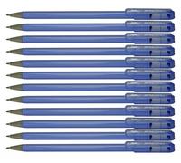 Pentel BK77AB Superb Antibacterial+ Bolígrafo antibacteriano conforme a las normas europeas, 0,7 mm, negro, 12 unidades