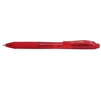 Pentel Bolígrafo retráctil EnerGel-X BL107 - Punta 0,7 mm - Rojo - Set de 12