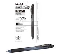 Pentel BL107 - Energel X Gel Retráctil 0.7mm Negro, Pack 12