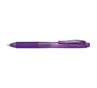 Pentel BL107-VX - Bolígrafo Energel retráctil con punta de bola. Escritura en color violeta