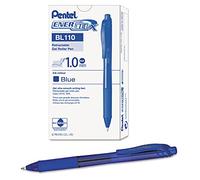 Pentel BL110 EnerGel X retráctil tamaño mediano 1,0 mm azul C BL110 (Pack de 12)