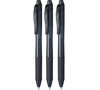 Pentel BL110 Roller Gel Energel X 1.0, negro 3 unidades