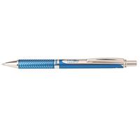 Pentel BL407S-A EnerGel Liquid Gel-Roller - Bolígrafo (tinta gel, punta rodante, metal mate, 0,35 mm, tinta negra), color azul