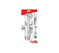 Pentel BL407S-A EnerGel Sterling - Bolígrafo de punta redonda, grosor de trazo de 0,35 mm, diámetro de bola de 0,7 mm, tinta negra, color azul