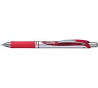 Pentel BL77 EnerGel - Bolígrafo de tinta de gel con mecanismo de presión, 3 unidades, 0,7 mm (rojo)