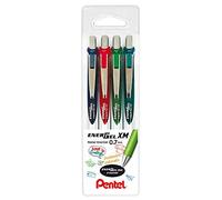 Pentel BL77 Energel XM disparador 0,7 mm 4 unidades (rosa, azul oscuro, turquesa, verde claro)